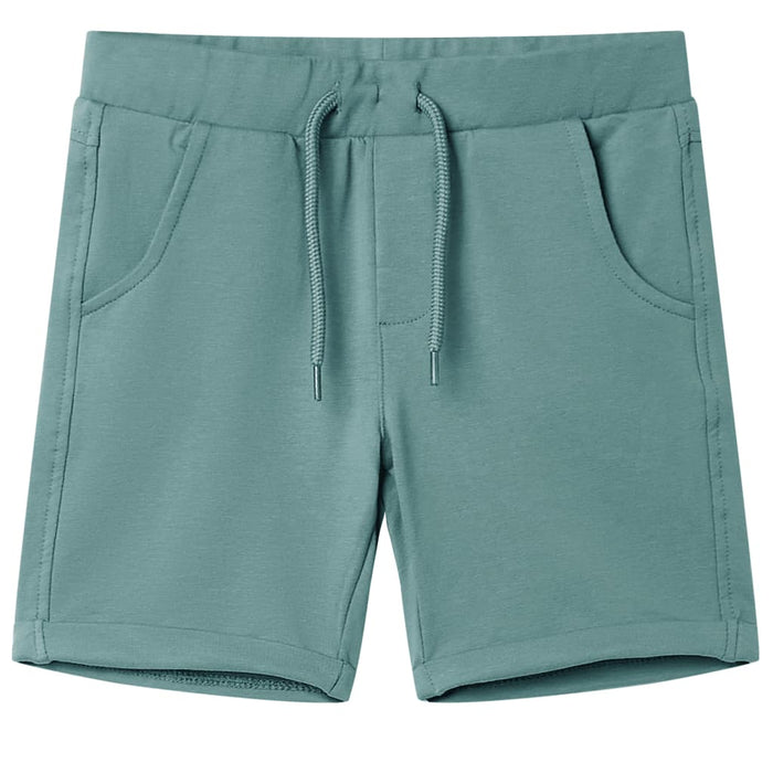 Pantaloncini per Bambini con Coulisse Petrolio Antico 104 11630