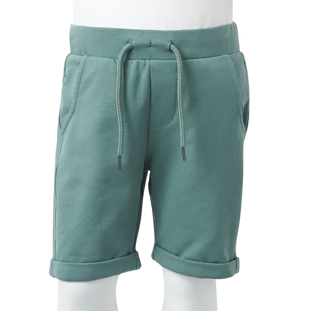 Pantaloncini per Bambini con Coulisse Petrolio Antico 104 11630