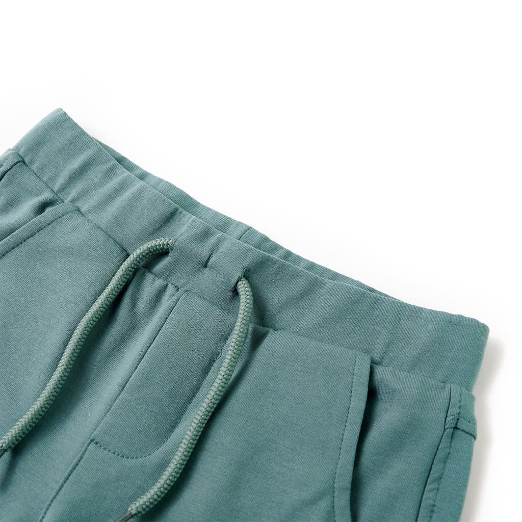 Pantaloncini per Bambini con Coulisse Petrolio Antico 128 11632