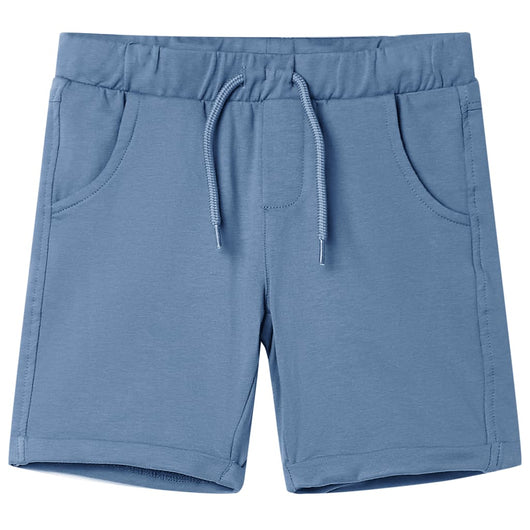 Pantaloncini per Bambini con Coulisse Blu Scuro 128 11637