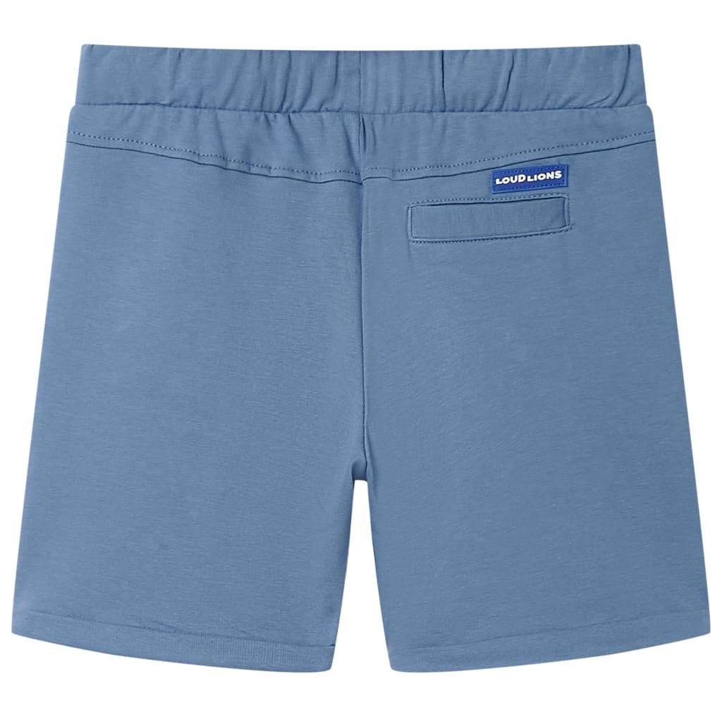 Pantaloncini per Bambini con Coulisse Blu Scuro 128 11637