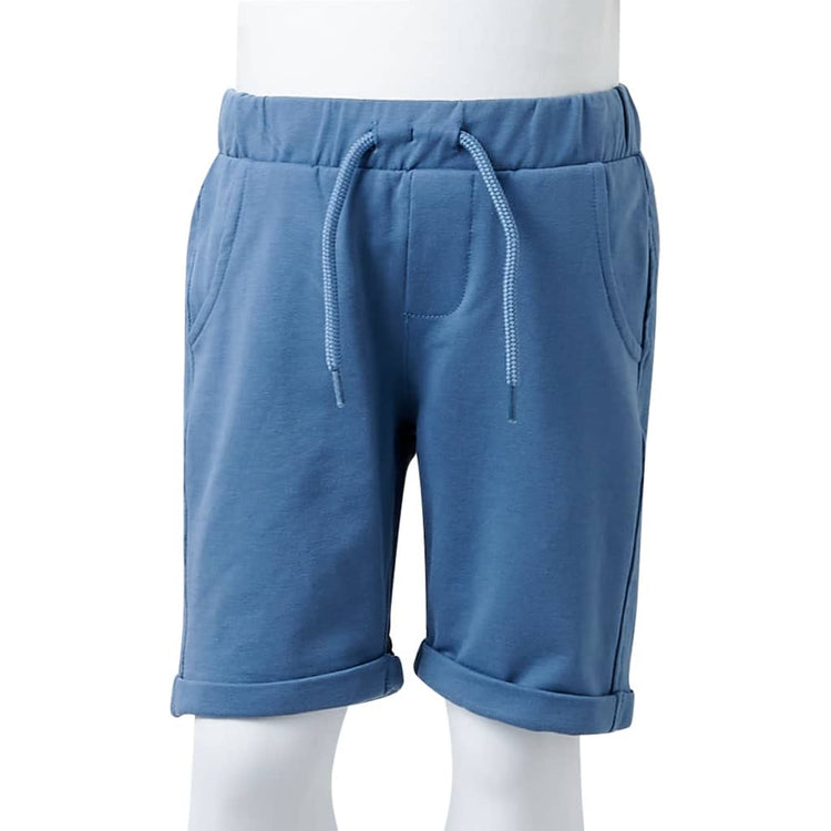 Pantaloncini per Bambini con Coulisse Blu Scuro 128 11637