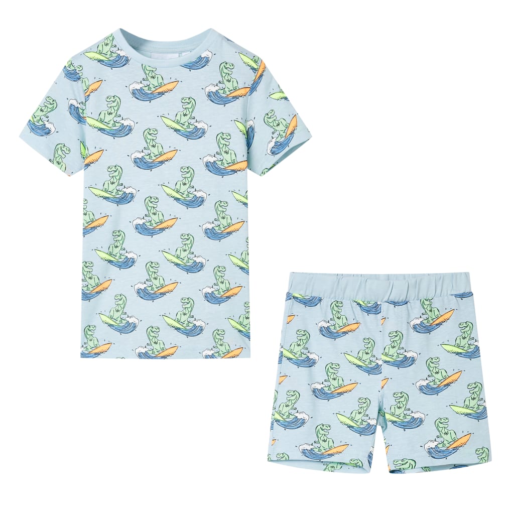 Pigiama da Bambino a Maniche Corte Azzurro 92cod mxl 134747