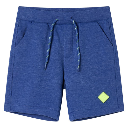 Pantaloncini per Bambini con Coulisse Blu Mélange 92 11904