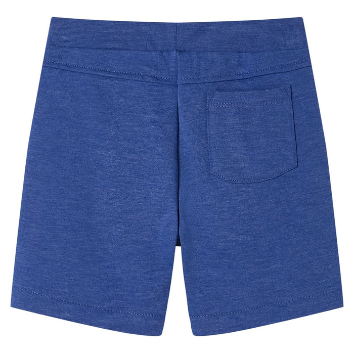 Pantaloncini per Bambini con Coulisse Blu Mélange 92cod mxl 110455