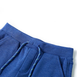 Pantaloncini per Bambini con Coulisse Blu Mélange 92cod mxl 110455