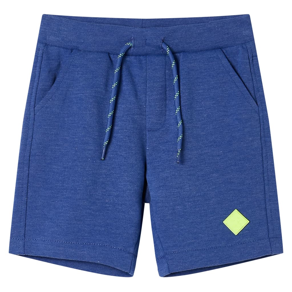 Pantaloncini per Bambini con Coulisse Blu Mélange 104cod mxl 86490