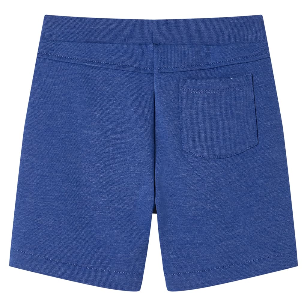 Pantaloncini per Bambini con Coulisse Blu Mélange 104cod mxl 86490