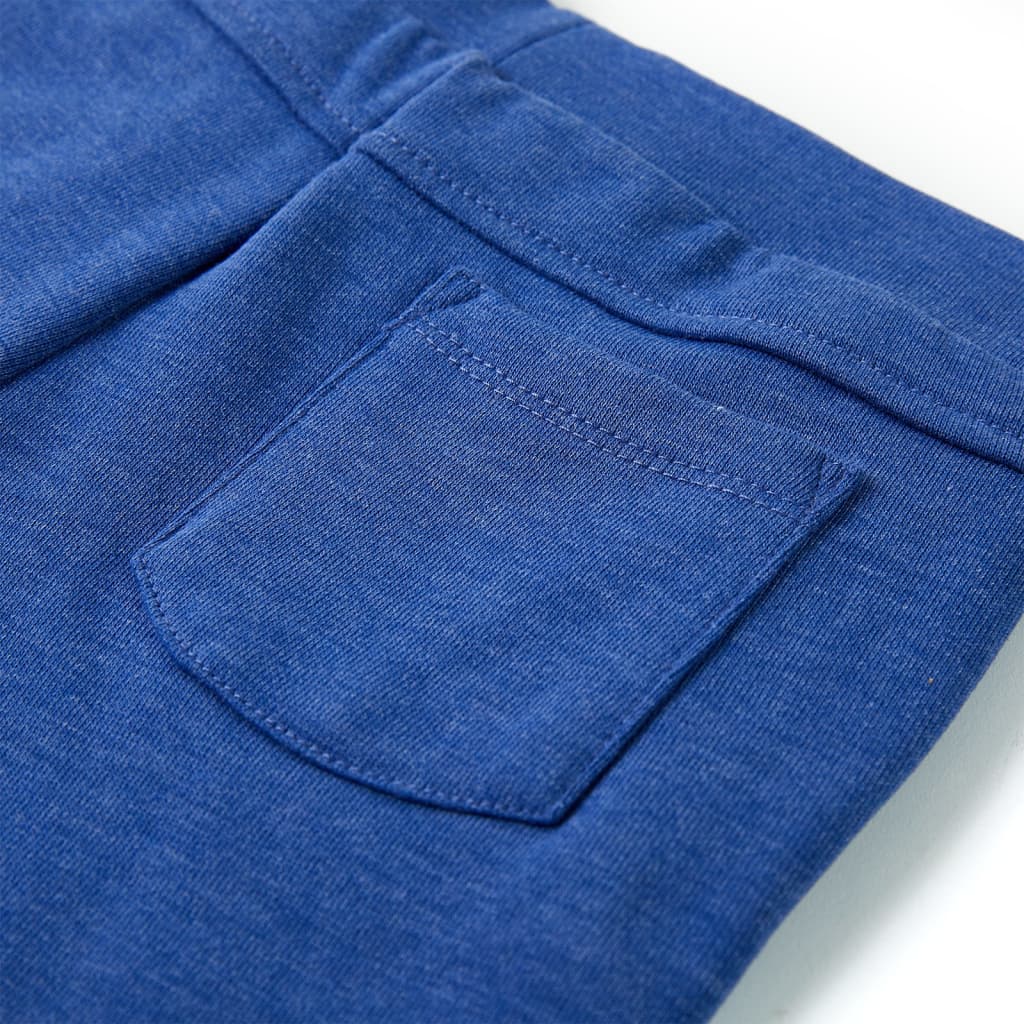 Pantaloncini per Bambini con Coulisse Blu Mélange 104 11905