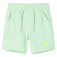 Pantaloncini per Bambini con Coulisse Verde Brillante 104 11910