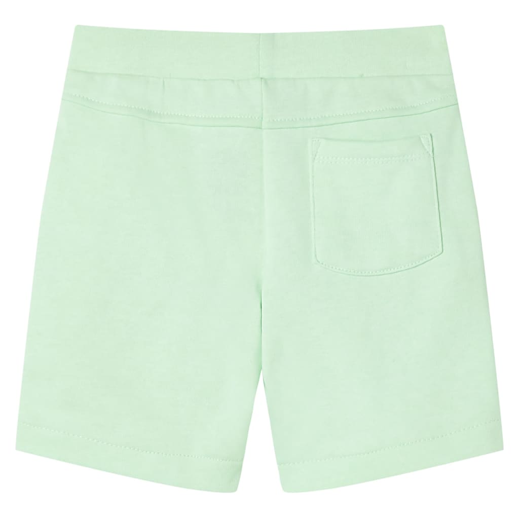 Pantaloncini per Bambini con Coulisse Verde Brillante 116cod mxl 86489