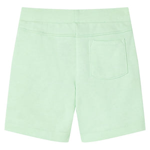 Pantaloncini per Bambini con Coulisse Verde Brillante 116 11911