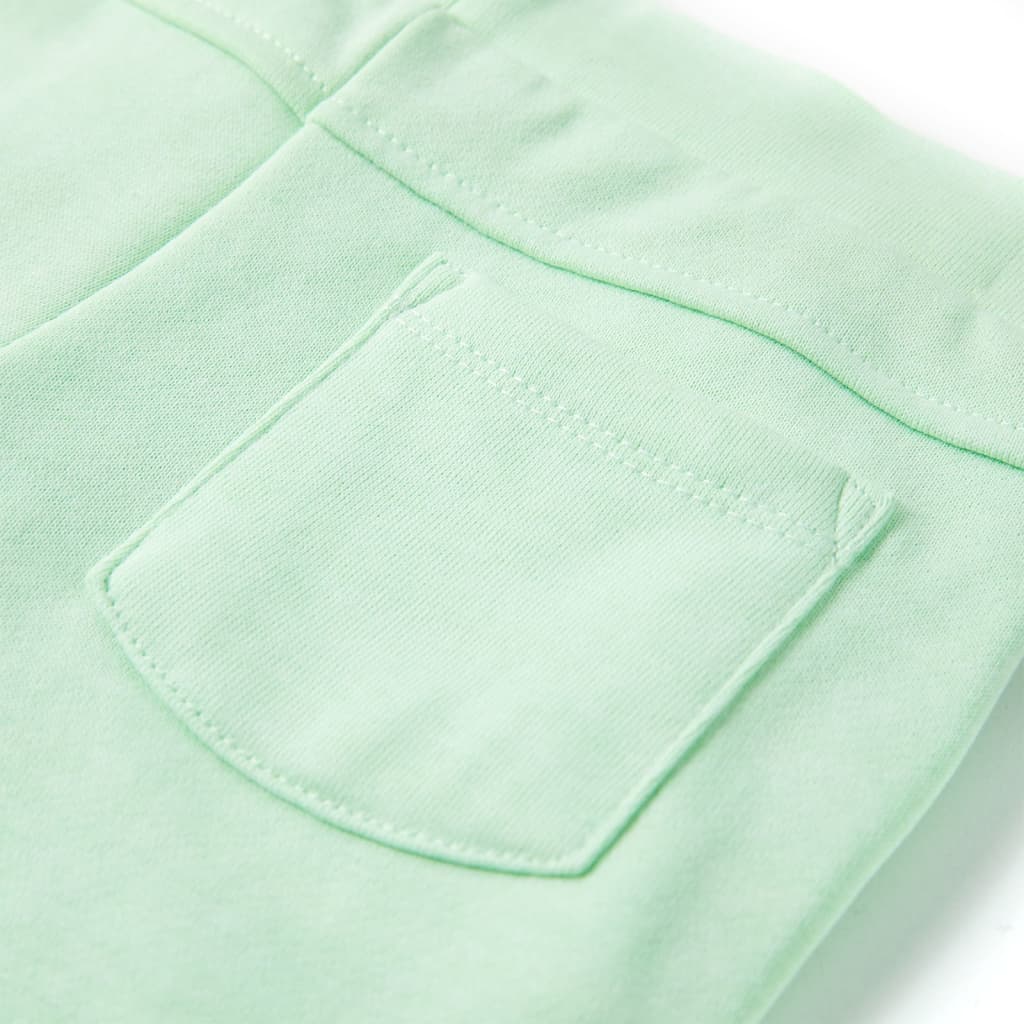 Pantaloncini per Bambini con Coulisse Verde Brillante 116 11911