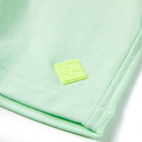 Pantaloncini per Bambini con Coulisse Verde Brillante 140 11913