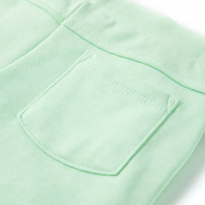 Pantaloncini per Bambini con Coulisse Verde Brillante 140 11913