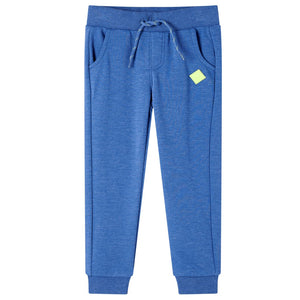 Pantaloni Tuta per Bambini Blu Mélange 92 11914