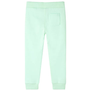 Pantaloni Tuta per Bambini Verde Brillante 104 11920