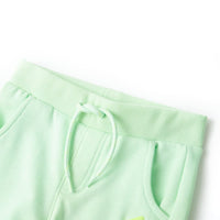 Pantaloni Tuta per Bambini Verde Brillante 104 11920