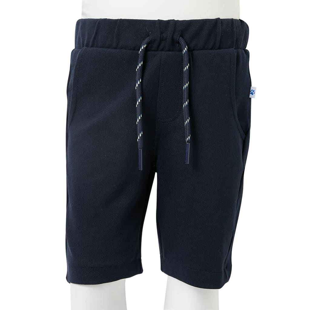 Pantaloncini per Bambini con Coulisse Blu Marino 104 11980