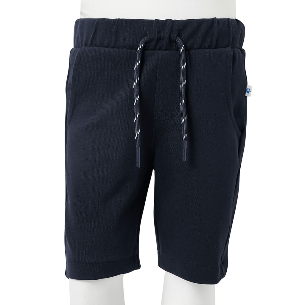 Pantaloncini per Bambini con Coulisse Blu Marino 116 11981