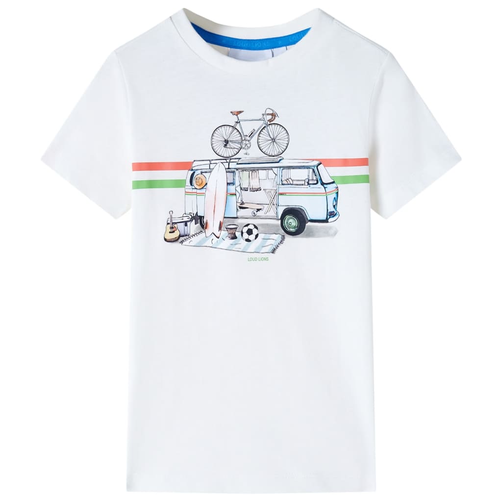 Maglietta per Bambini Ecru 128cod mxl 109201