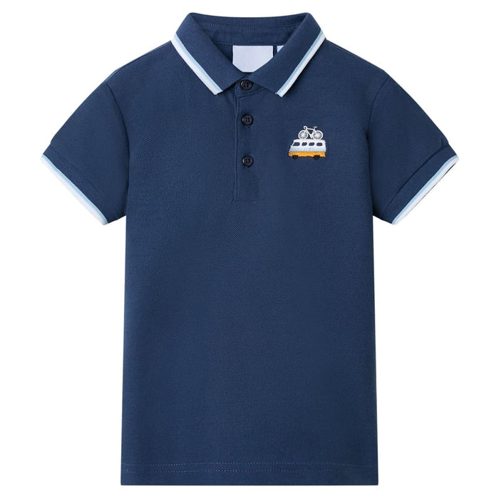 Polo da Bambino Blu Scuro 104 12050