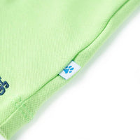 Polo da Bambino Verde Neon 116 12156