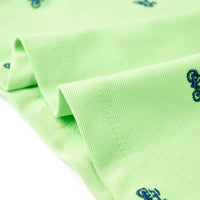 Polo da Bambino Verde Neon 116 12156