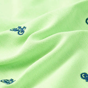 Polo da Bambino Verde Neon 140 12158