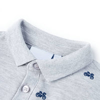 Polo per Bambini Grigio Mélange 128cod mxl 86762