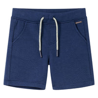 Pantaloncini per Bambini con Coulisse Blu Scuro 104 12190