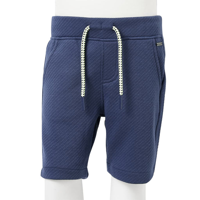 Pantaloncini per Bambini con Coulisse Blu Scuro 104 12190