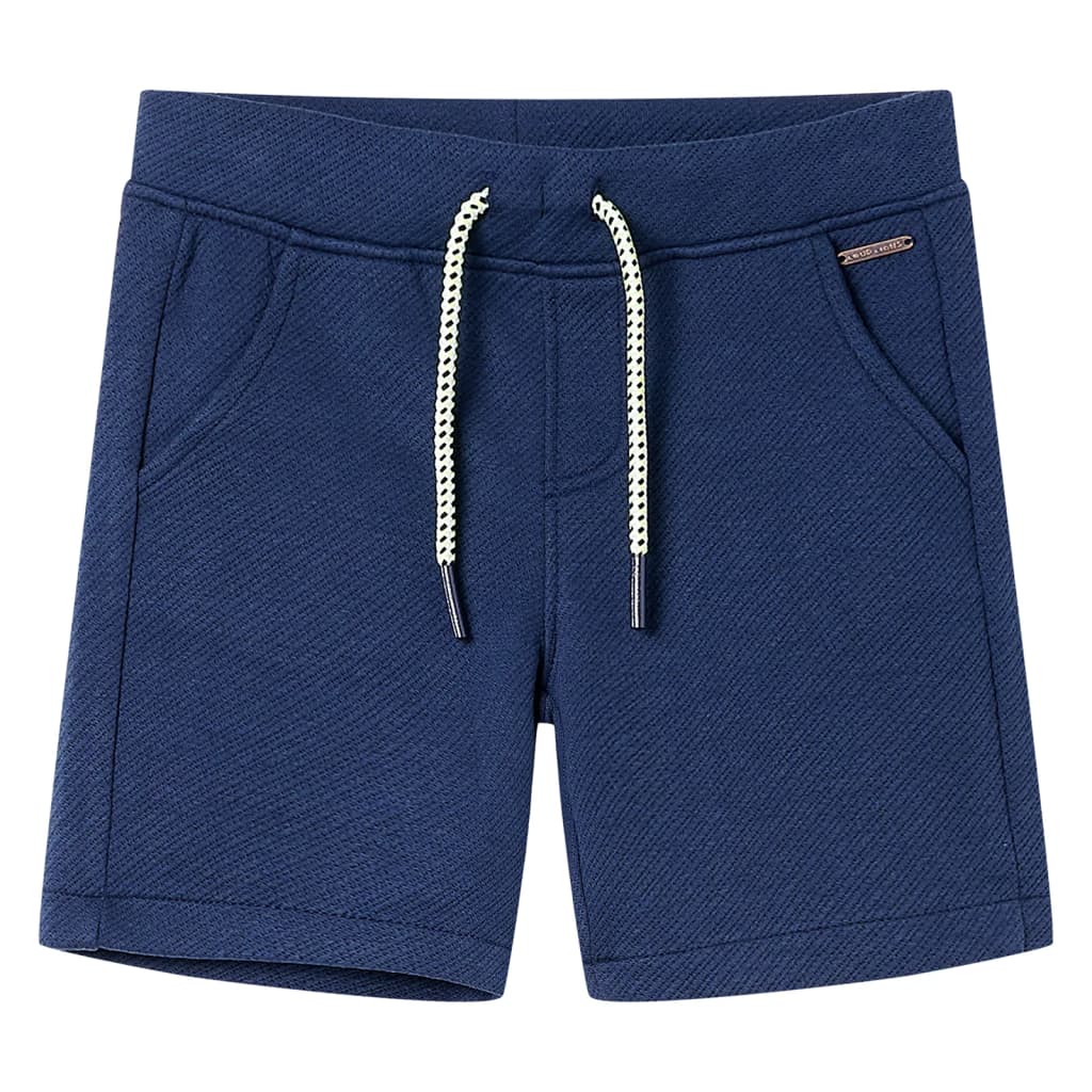 Pantaloncini per Bambini con Coulisse Blu Scuro 116 12191