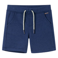 Pantaloncini per Bambini con Coulisse Blu Scuro 116 12191