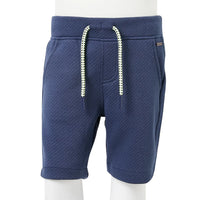 Pantaloncini per Bambini con Coulisse Blu Scuro 116 12191