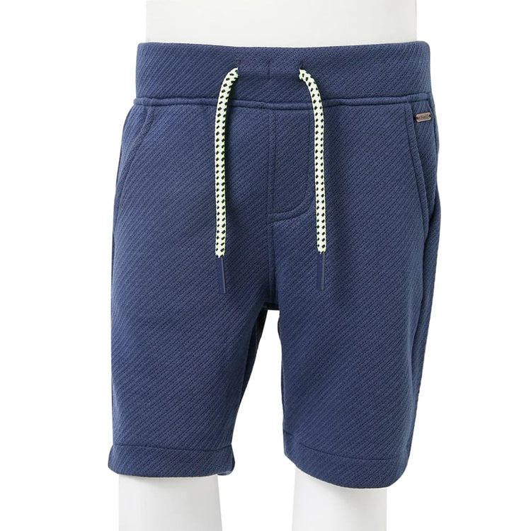 Pantaloncini per Bambini con Coulisse Blu Scuro 116 12191