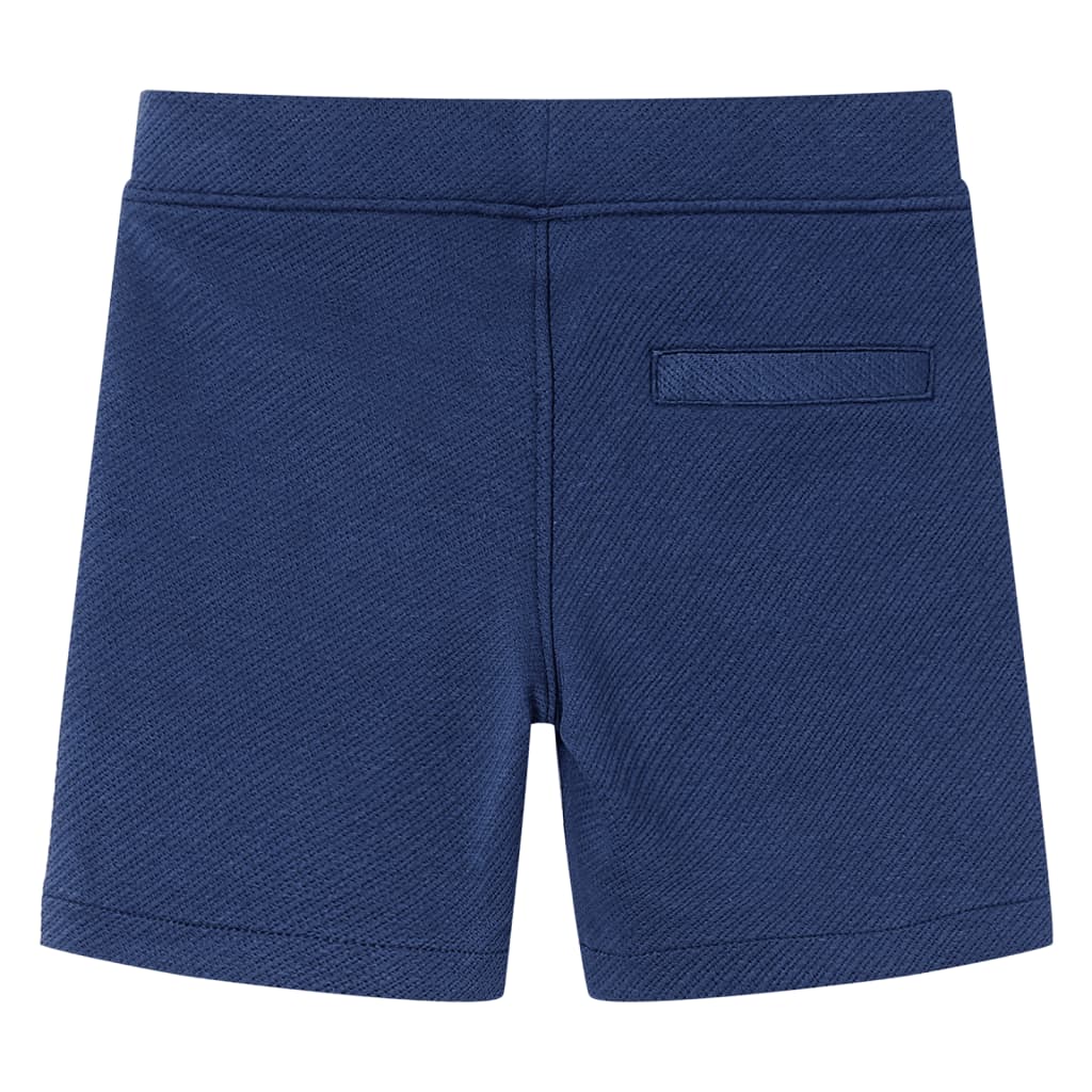 Pantaloncini per Bambini con Coulisse Blu Scuro 128 12192