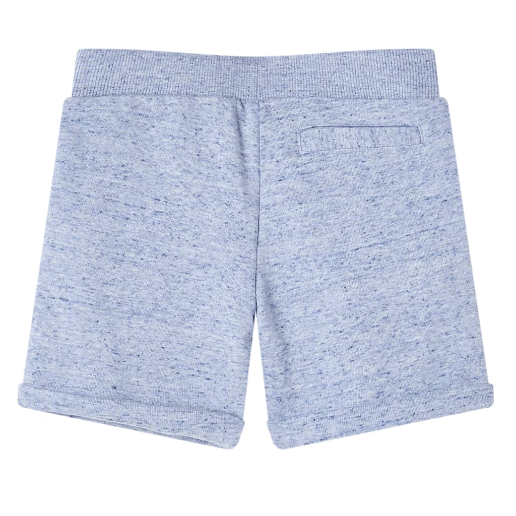 Pantaloncini per Bambini con Coulisse Blu Mélange 92 12194