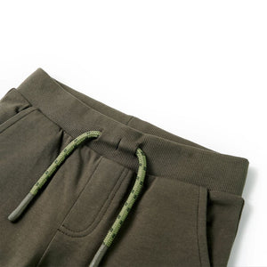 Pantaloncini per Bambini con Coulisse Cachi Scuro 140 12203