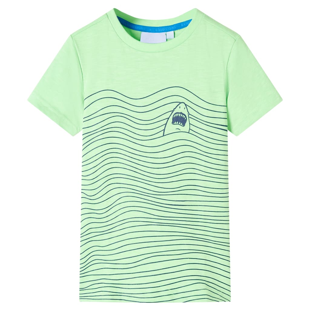 Maglietta da Bambino Verde Neon 92 12314