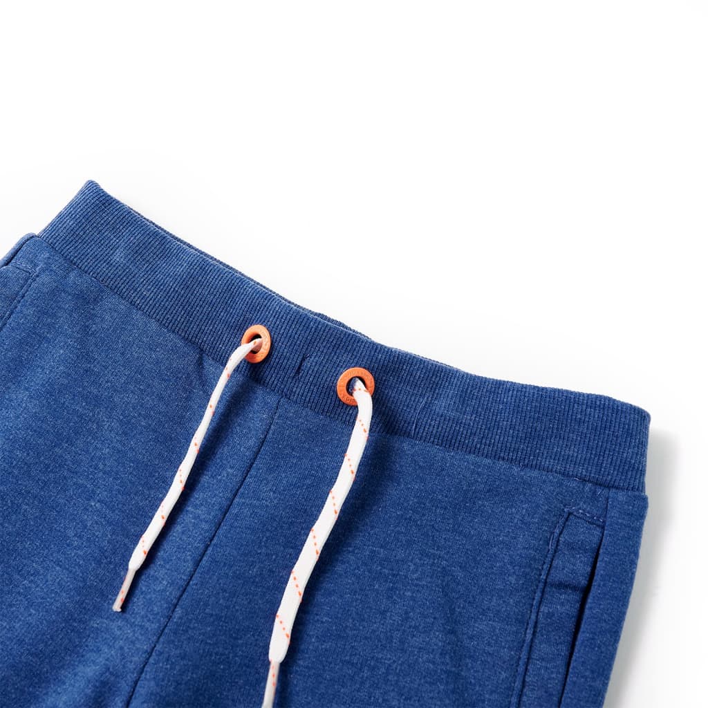 Pantaloncini per Bambini con Coulisse Blu Scuro Mélange 104cod mxl 110750