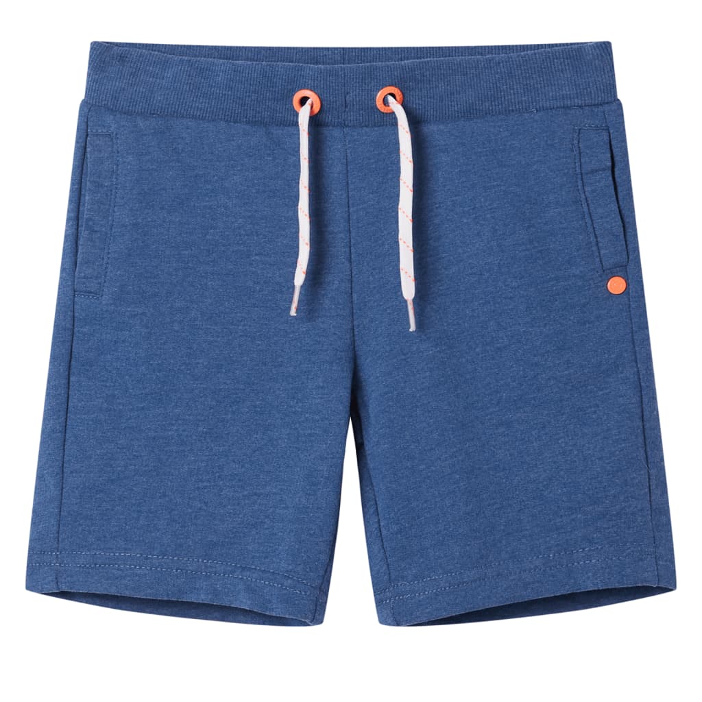 Pantaloncini per Bambini con Coulisse Blu Scuro Mélange 116cod mxl 86770