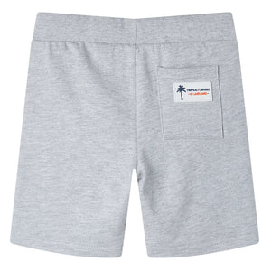 Pantaloncini per Bambini con Coulisse Grigio 92 12369