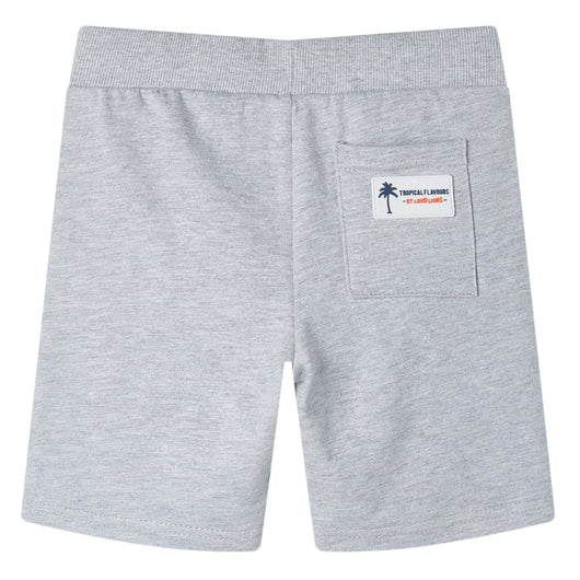 Pantaloncini per Bambini con Coulisse Grigio 92 12369