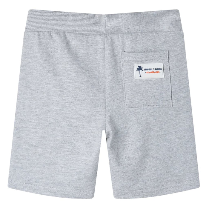 Pantaloncini per Bambini con Coulisse Grigio 92cod mxl 134754