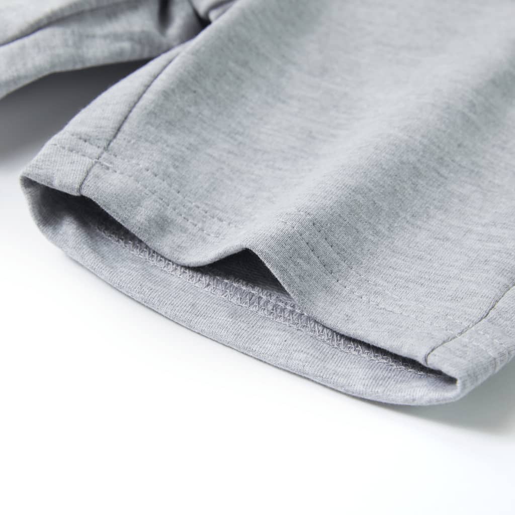 Pantaloncini per Bambini con Coulisse Grigio 92 12369