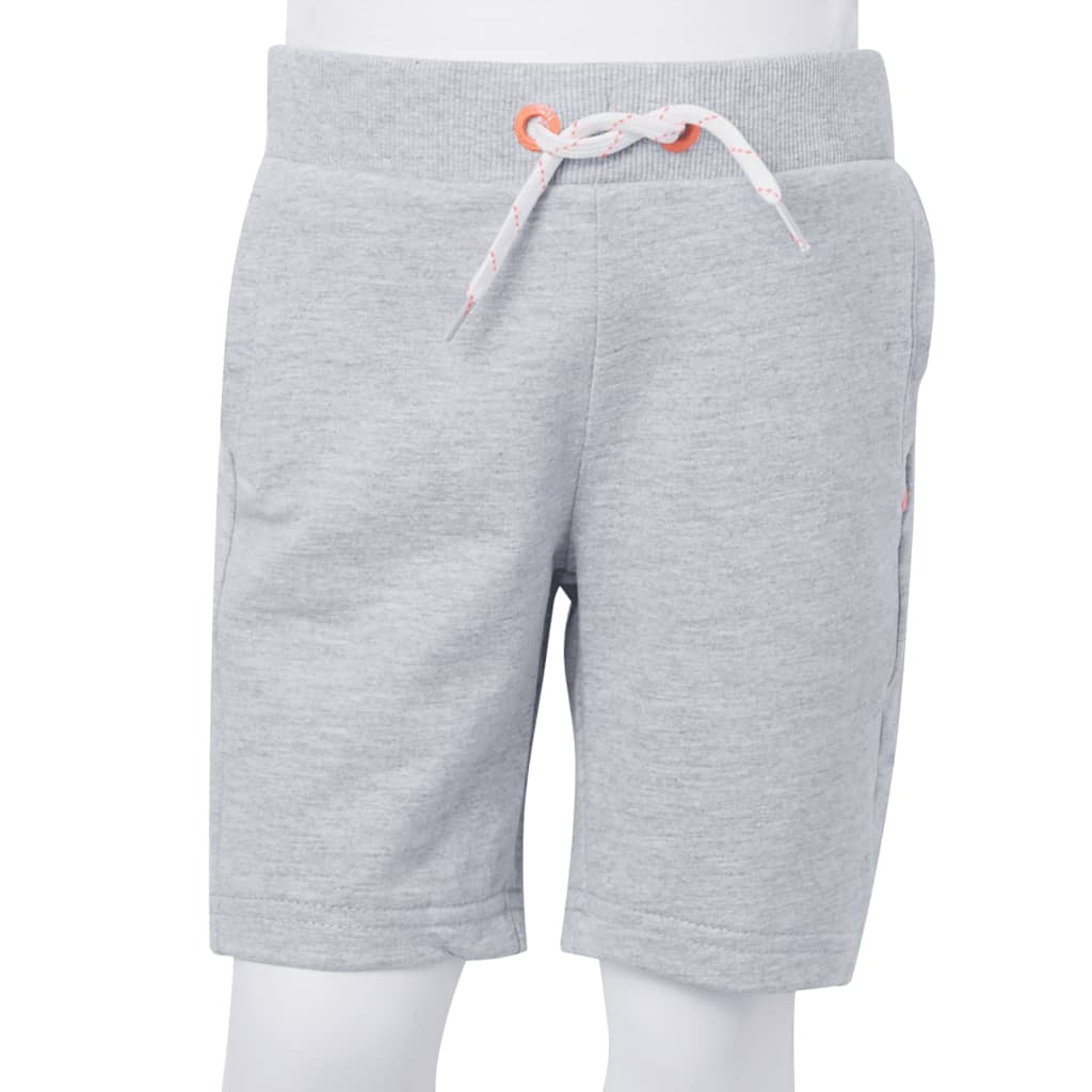 Pantaloncini per Bambini con Coulisse Grigio 92 12369