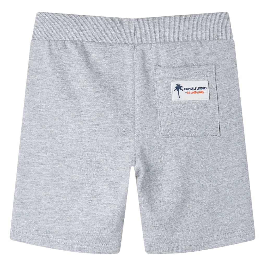 Pantaloncini per Bambini con Coulisse Grigio 104cod mxl 86771