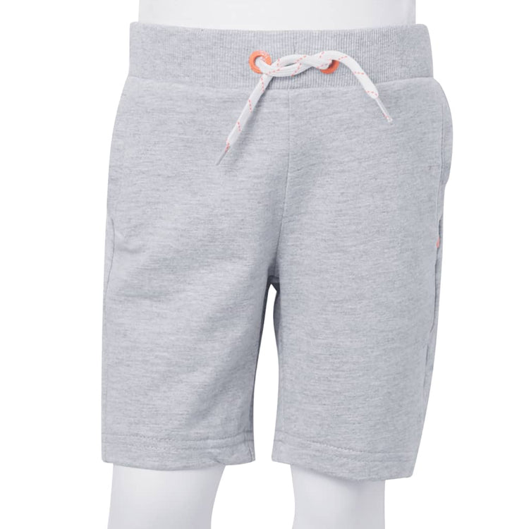 Pantaloncini per Bambini con Coulisse Grigio 104 12370