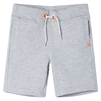 Pantaloncini per Bambini con Coulisse Grigio 116 12371